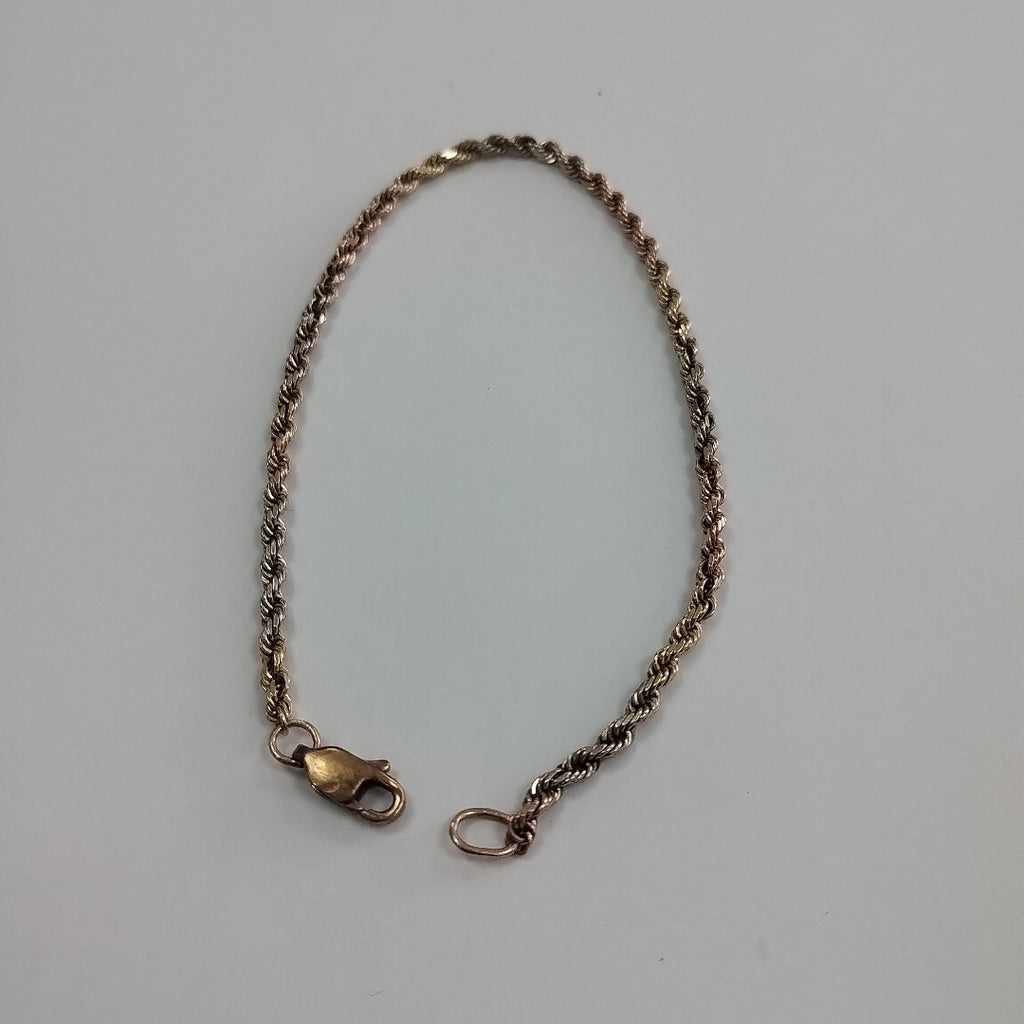 PULSERA ORO, ORO COMBINADO 14 K 4 GRMS (SEMINUEVO)
