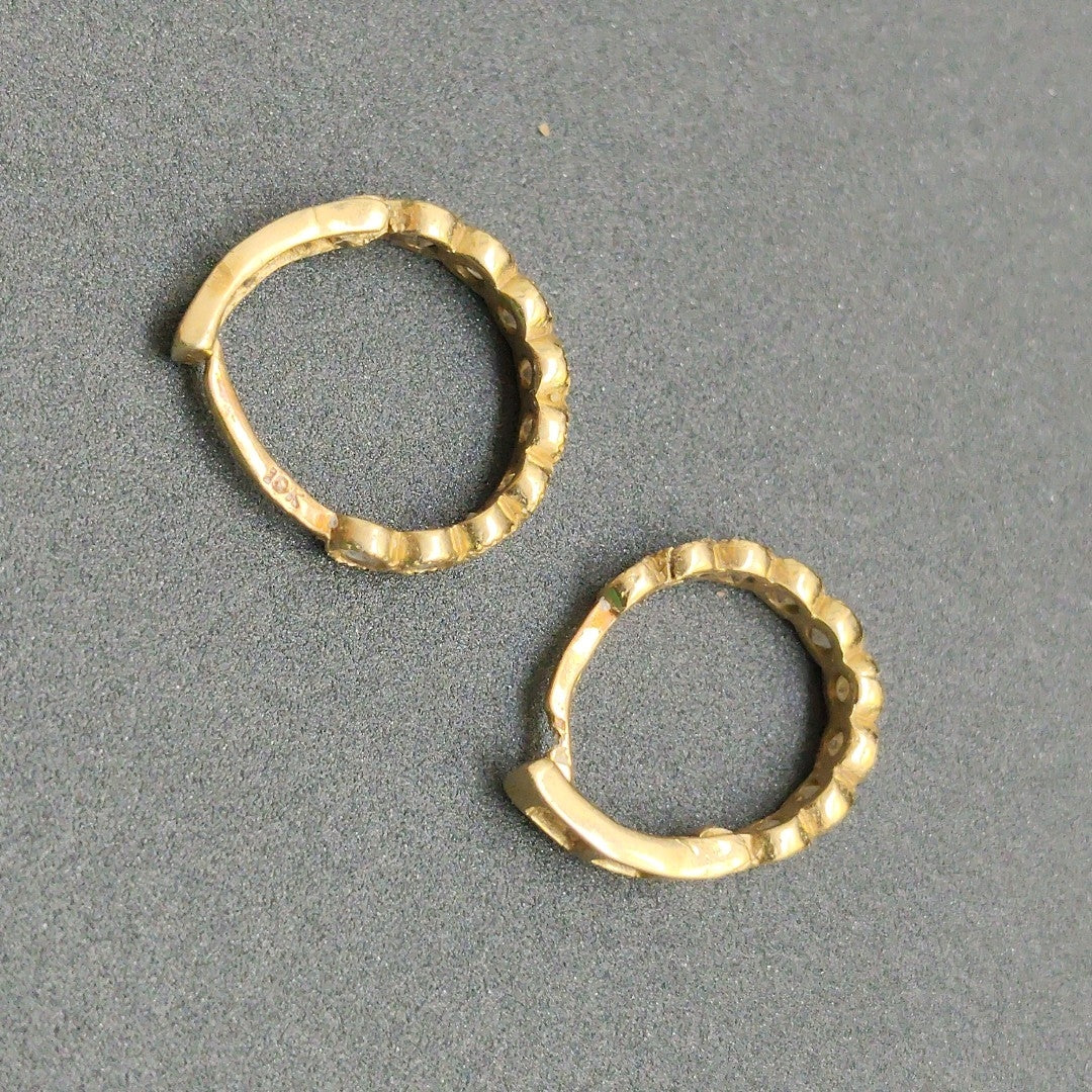 ARETES PAR ORO 10 K 1,50 GRMS (SEMINUEVO)