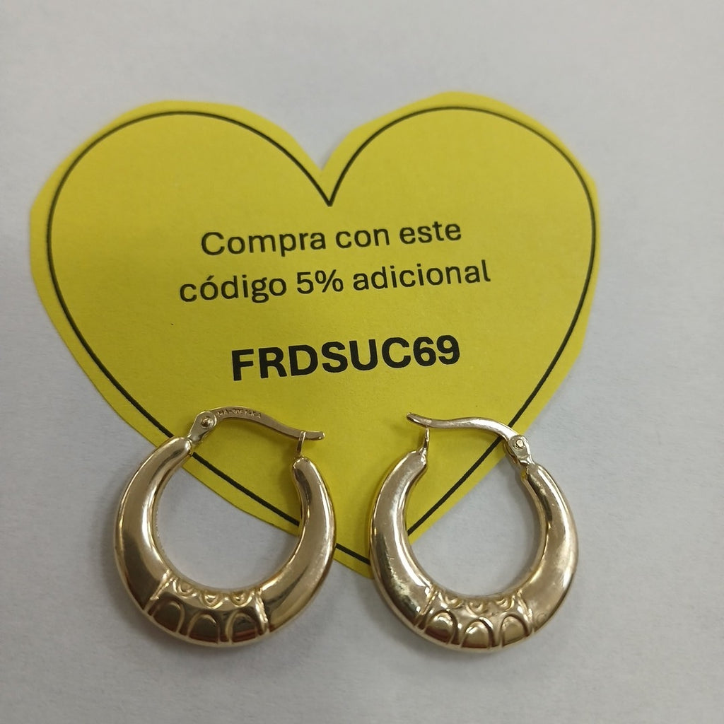 ARRACADAS ORO 14K 2.1 (NUEVO)