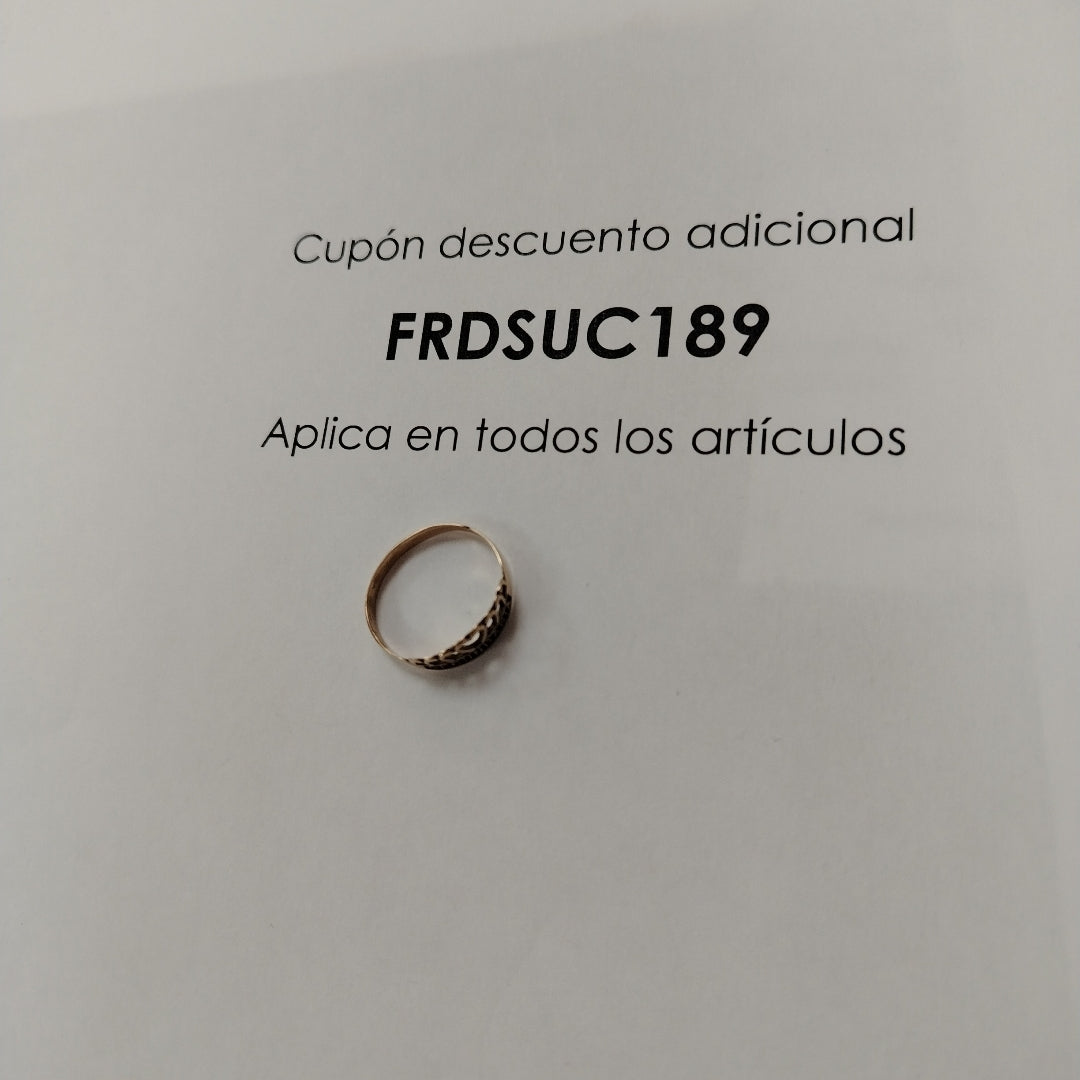 ANILLO CONMEMORATIVO,ANILLO DE GRADUACIÓN ORO 8 K 0,90 GRMS (SEMINUEVO)