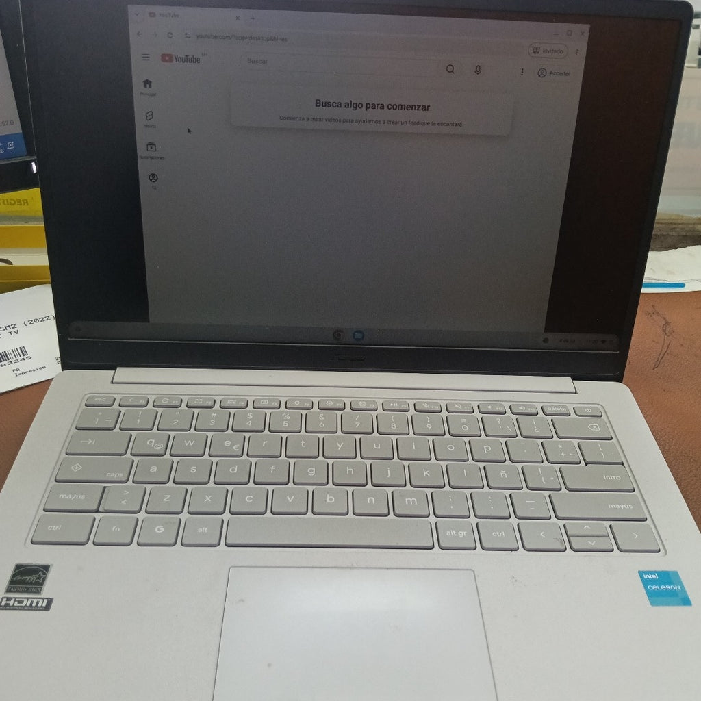 LAPTOP ASUS CROMEBOOK  CX1405CKA - C8G128 - C1 (2025) 128 GB 8 GB RAM (SEMINUEVO)