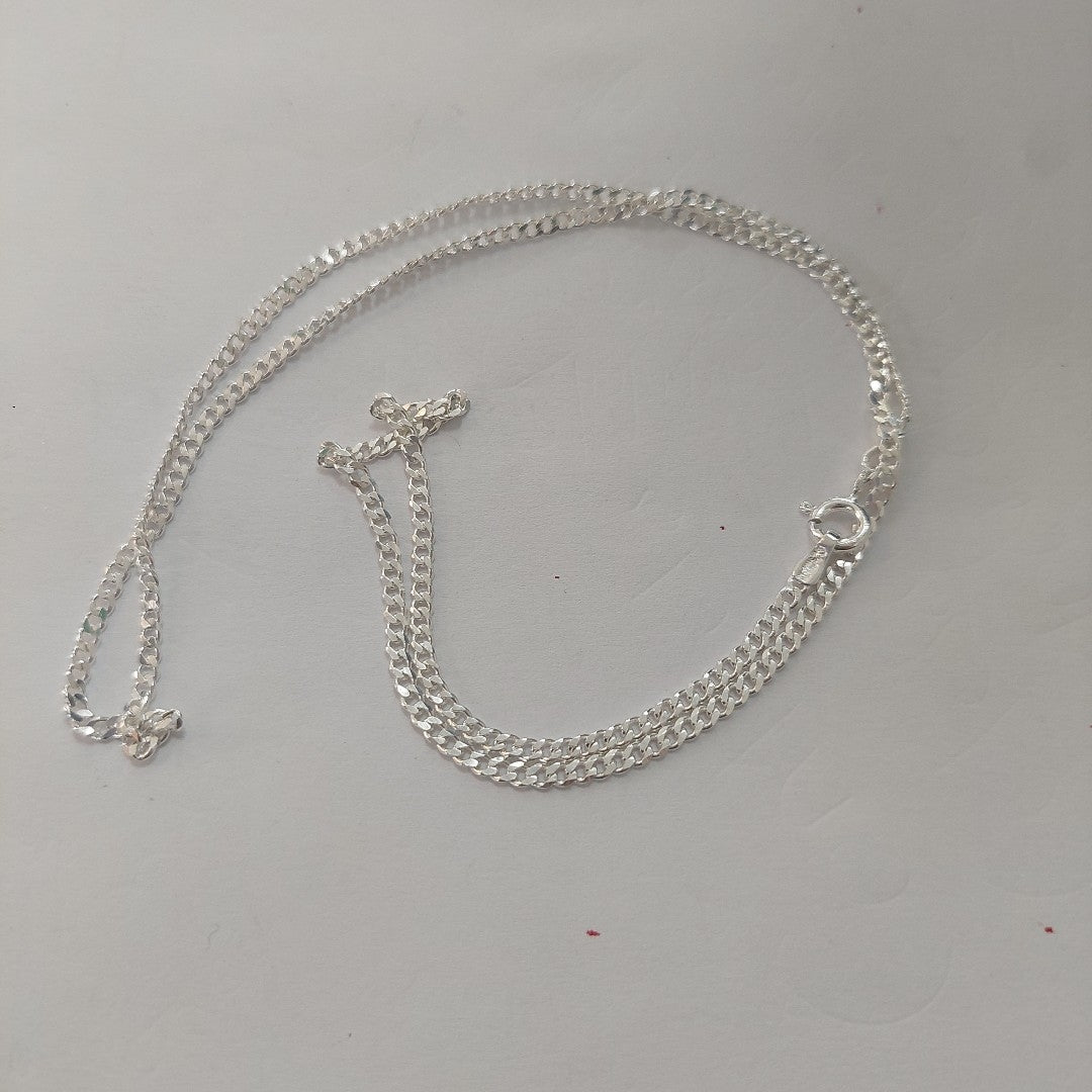 CADENA BARBADA PLATA .925 50 CM 5.13 GR (NUEVO)