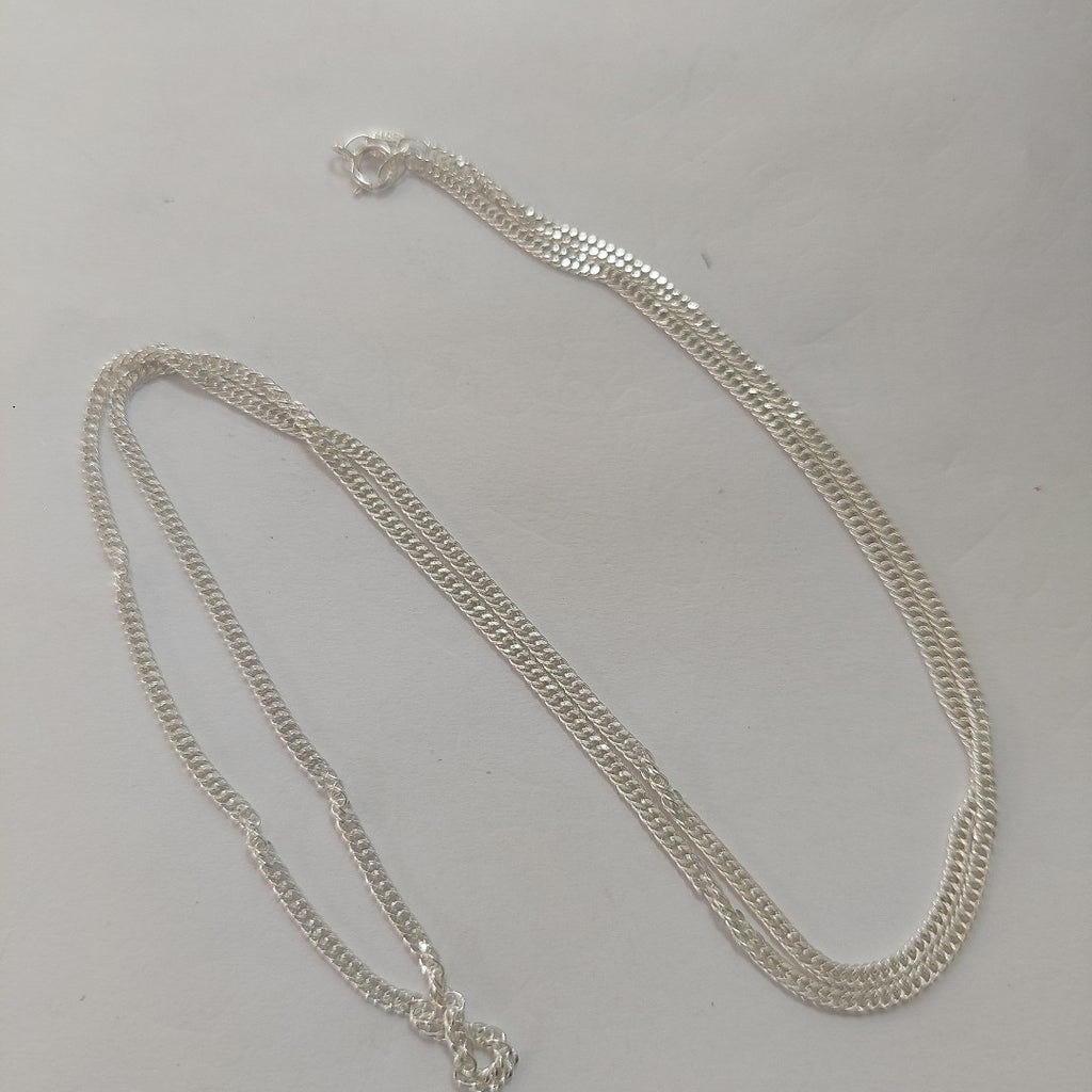 CADENA BARBADA PLATA .925 60 CM 5.02 GR (NUEVO)