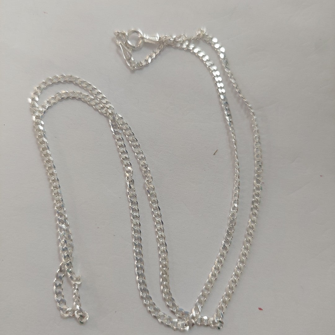 CADENA BARBADA PLATA .925 55 CM 5.03 GR (NUEVO)