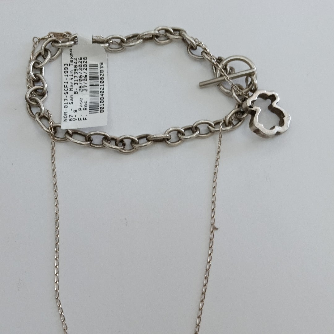 COLLAR, PULSERA PLATA 15.6 GRMS (SEMINUEVO)