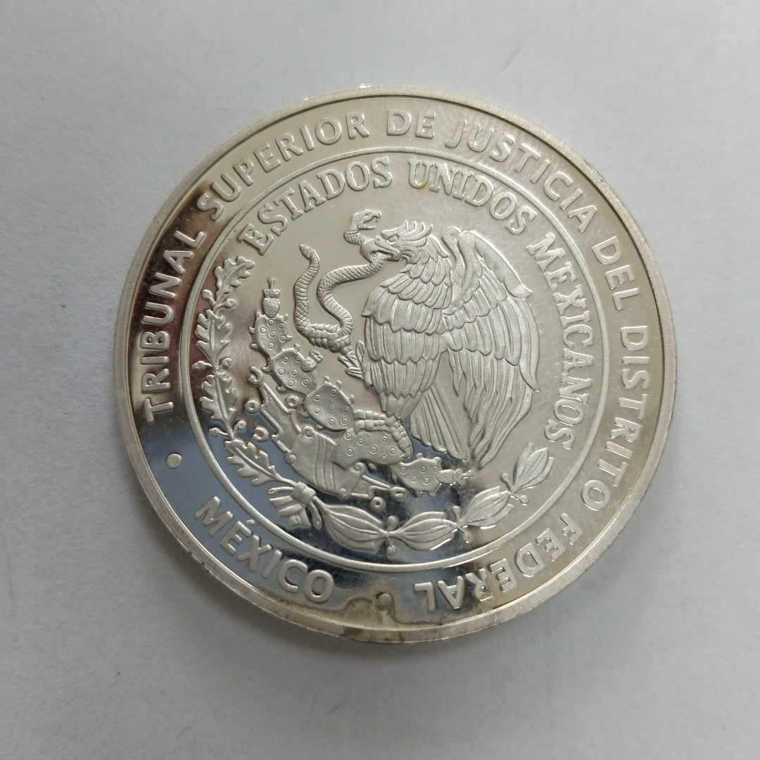 MEDALLA CONMEMORATIVA PLATA 50 GRMS (SEMINUEVO)
