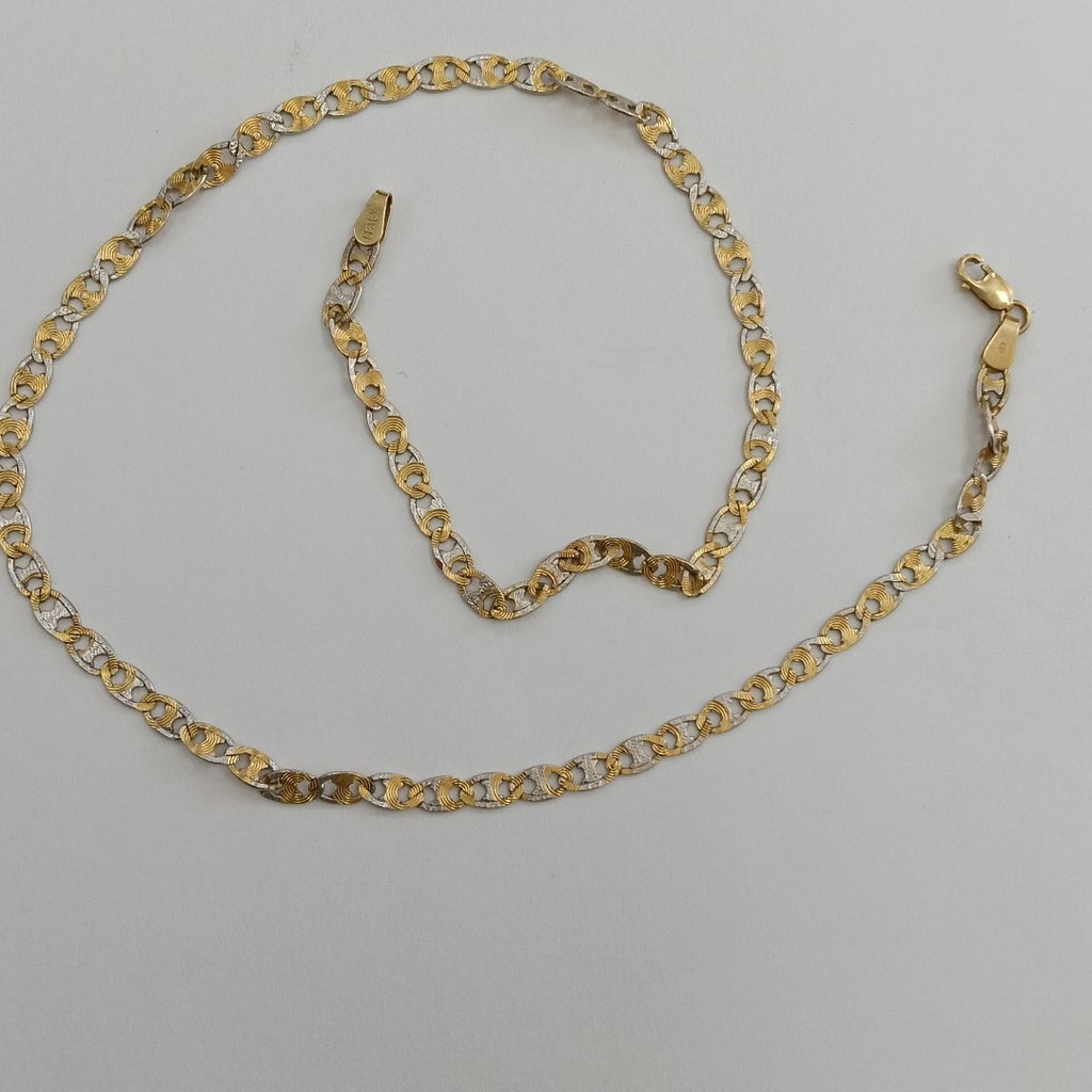 CADENA ORO,ORO COMBINADO 14 K 8,10 GRMS (SEMINUEVO)