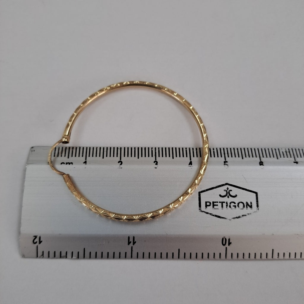 ARRACADAS PAR ORO 10 K 3.9 GRMS (SEMINUEVO)