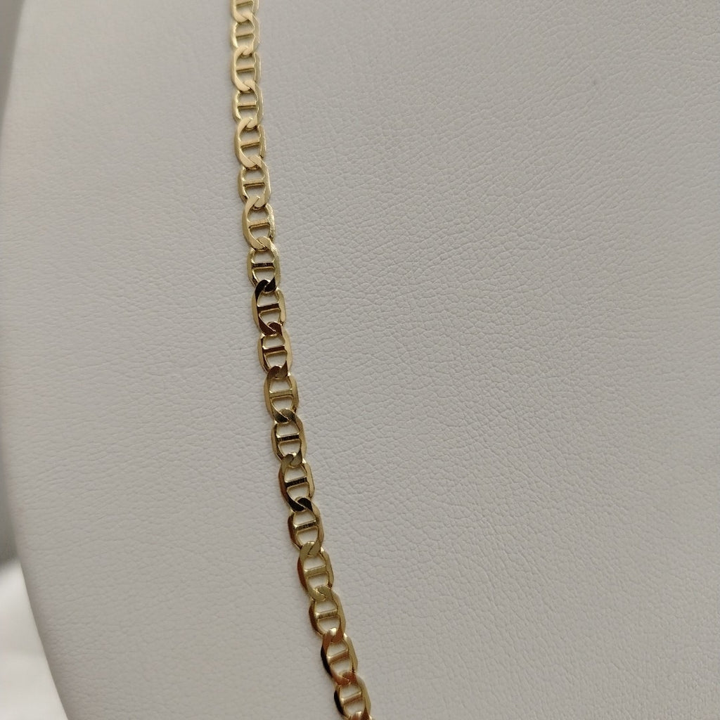 CADENAS TEJIDO MARINERA ORO 14K 55 CM 7.9 GR (NUEVO)