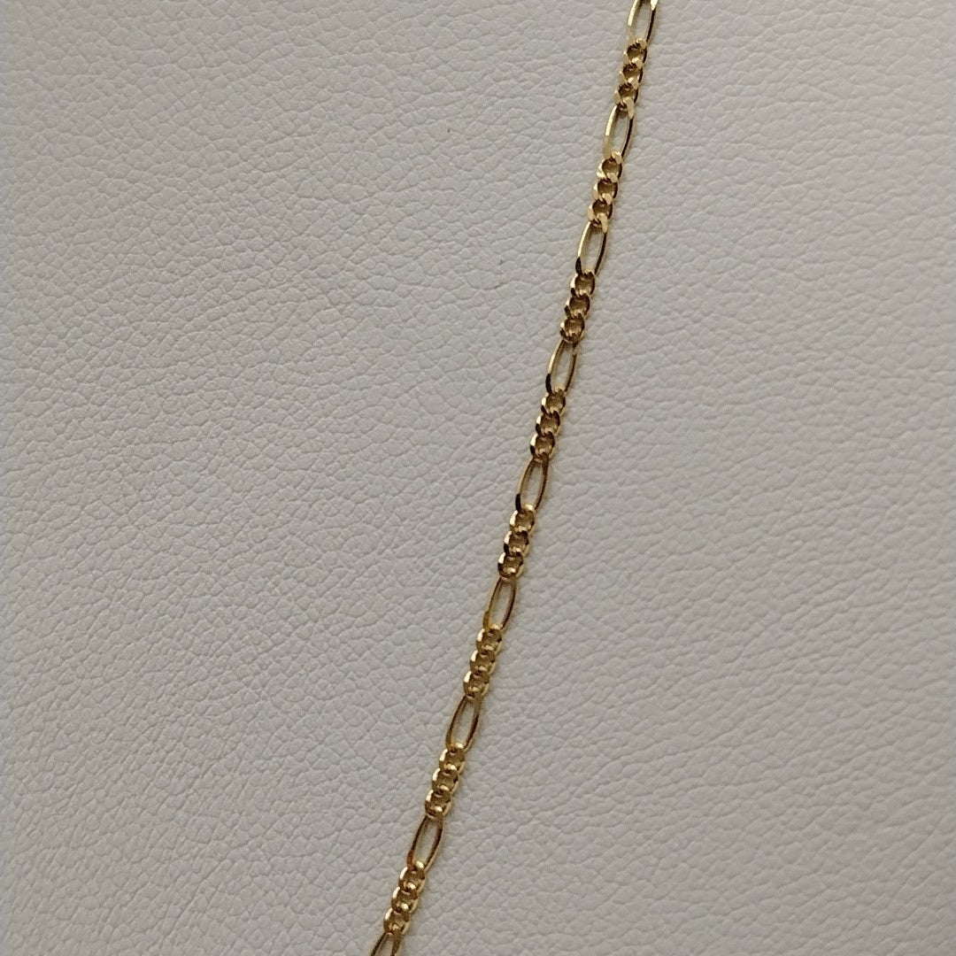 CADENAS TEJIDO 3X1 ORO 14K 55 CM 2.7 GR (NUEVO)
