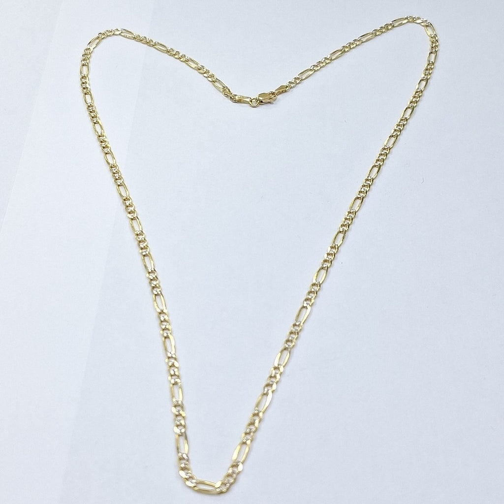 CADENAS 3X1 DIAMANTADA ORO 14K 55 CM 8.4 GR (NUEVO)