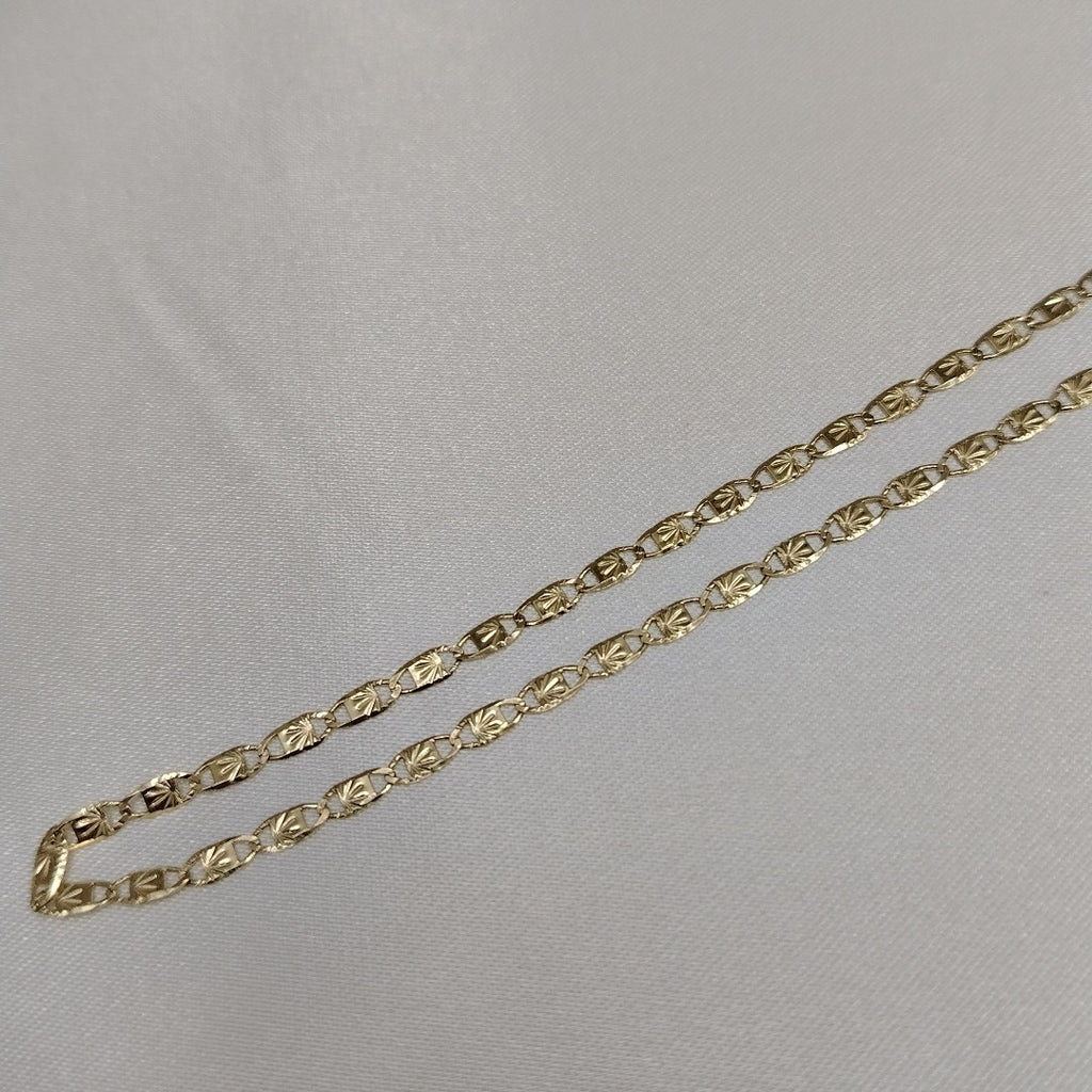 CADENAS TEJIDO GUCHI ORO 14K 55 CM 7 GR (NUEVO)