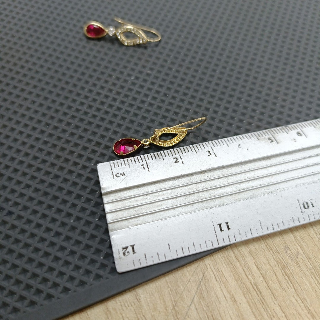 ARETES PAR ORO 10 K 1,20 GRMS (SEMINUEVO)