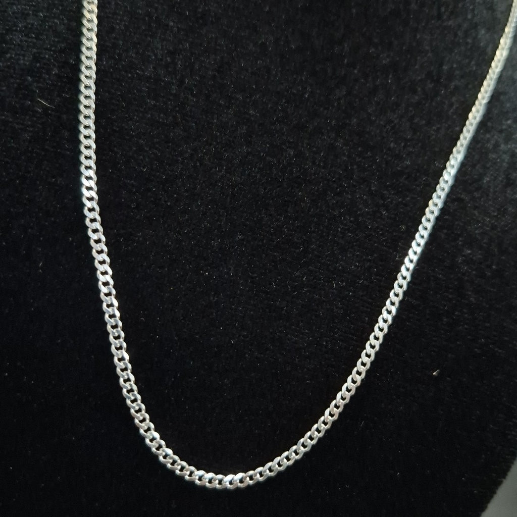 CADENA BARBADA PLATA .925 55 CM 5.43 GR (NUEVO)