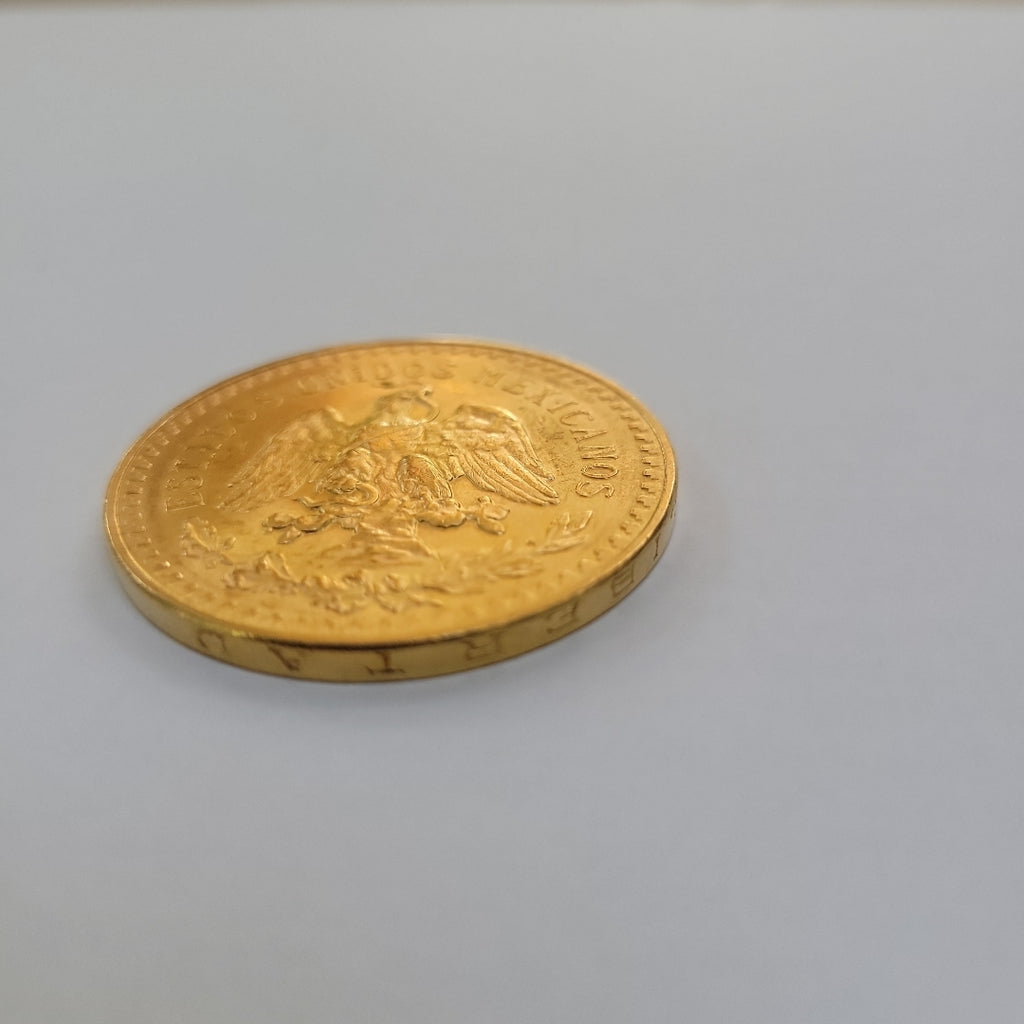 K1 41.6 GRMS 21 K IDENTIFICACIÓN MONEDA NOMINATIVA MONEDAS PESOS 50 PESOS (SEMINUEVO)