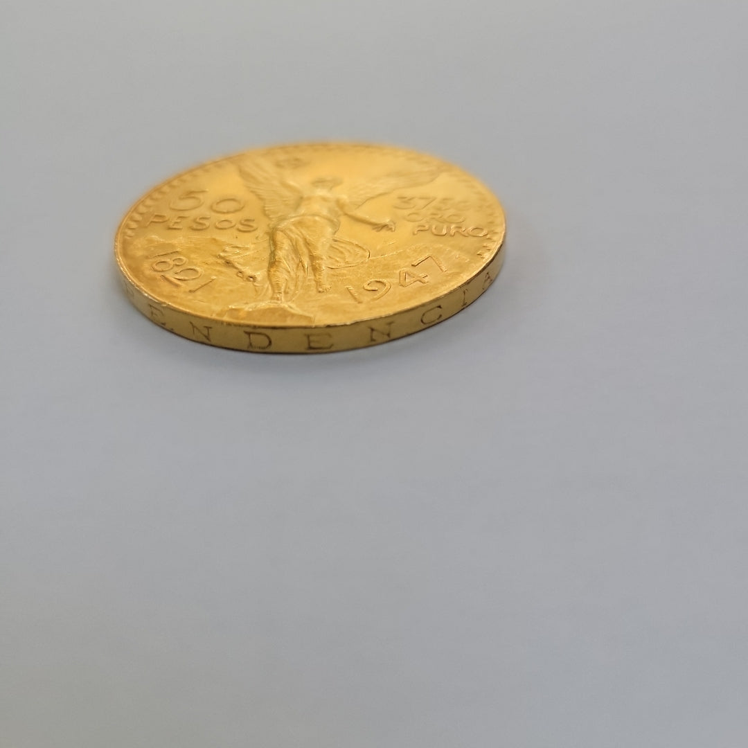 K1 41.6 GRMS 21 K IDENTIFICACIÓN MONEDA NOMINATIVA MONEDAS PESOS 50 PESOS (SEMINUEVO)