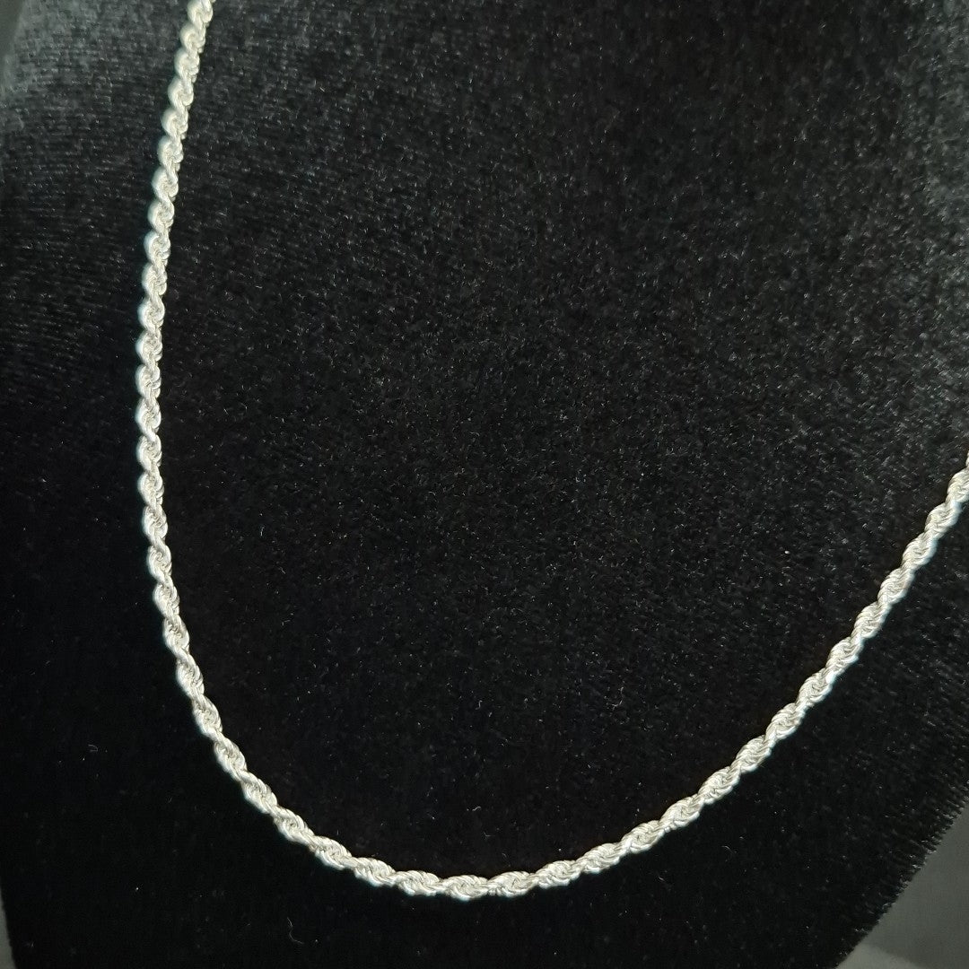 CADENA TORZAL PLATA .925 60 CM 10.52 GR (NUEVO)