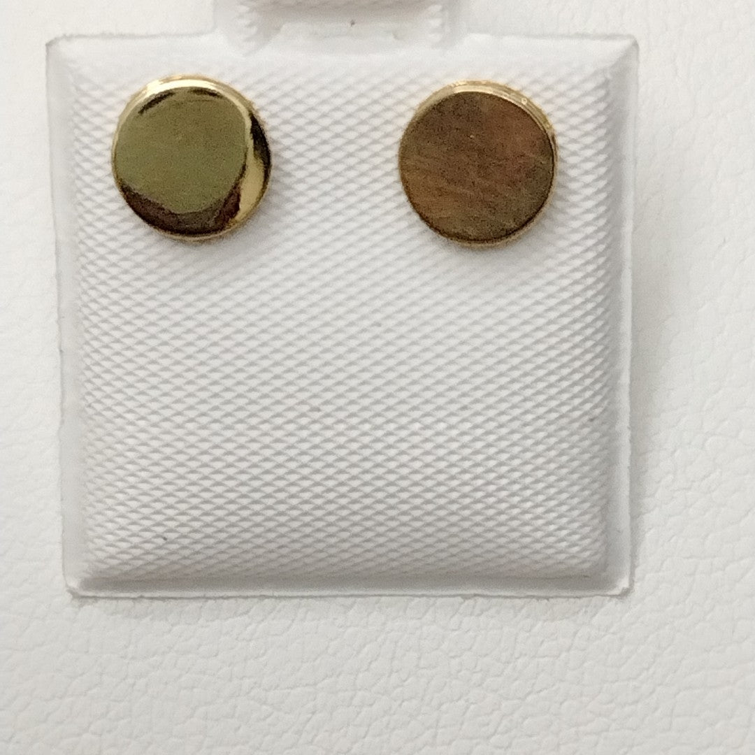 BROQUELES ORO 14K 1.5 (NUEVO)
