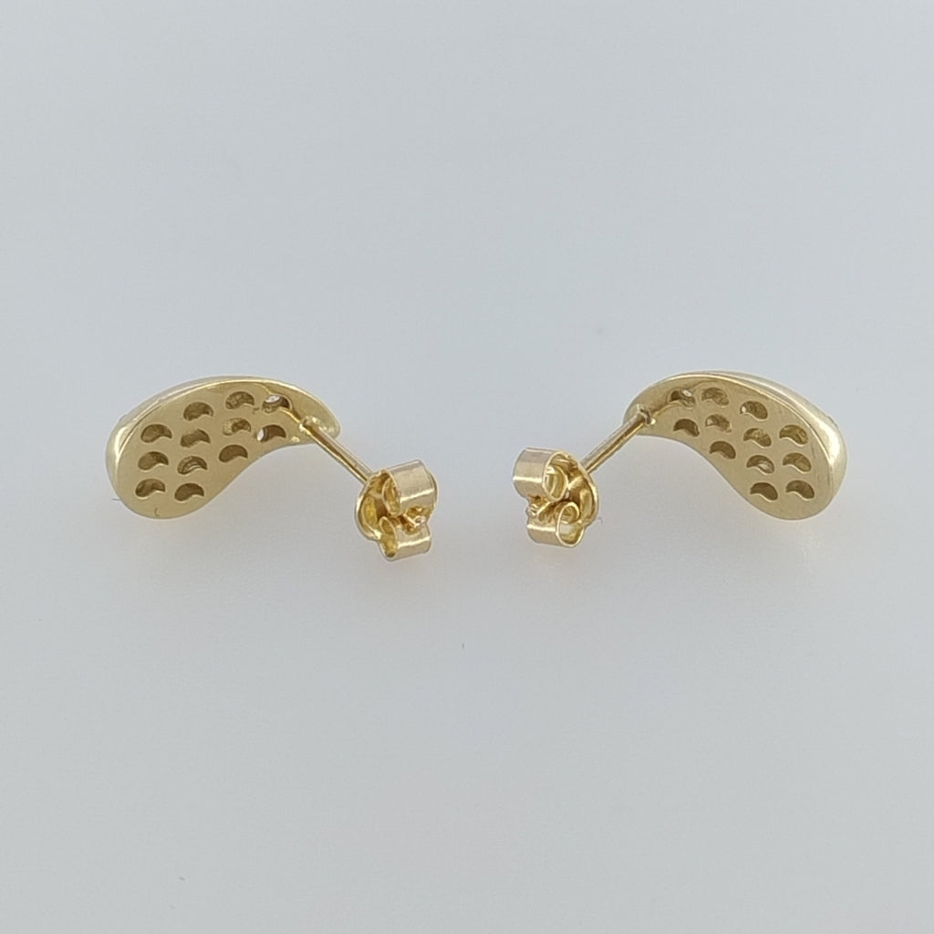 BROQUELES ORO 14K 2 (NUEVO)