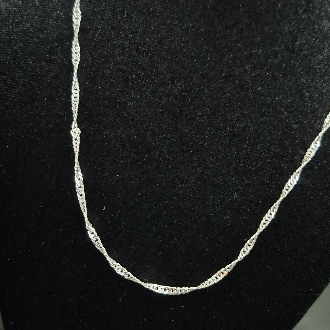 CADENA MEDIO TZL PLATA .925 55 CM 4.02 GR (NUEVO)