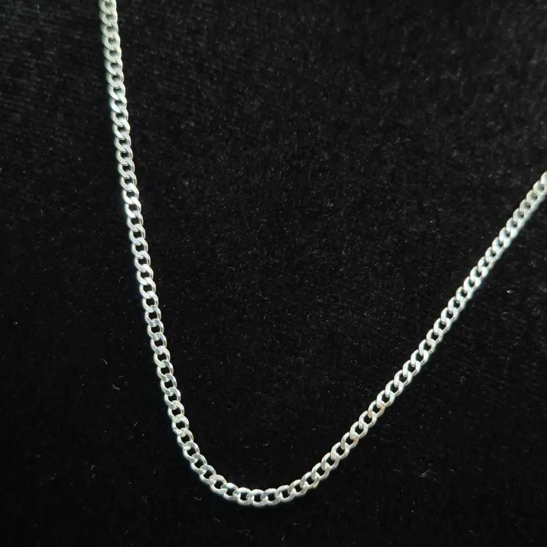 CADENA BARBADA PLATA .925 50 CM 4.72 GR (NUEVO)
