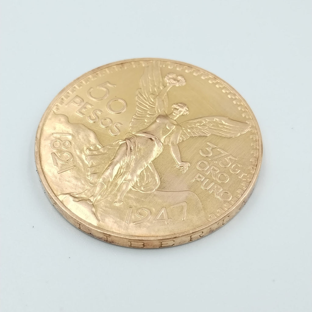 K1 41,60 GRMS 21 K IDENTIFICACIÓN MONEDA NOMINATIVA MONEDAS PESOS 50 PESOS (SEMINUEVO)