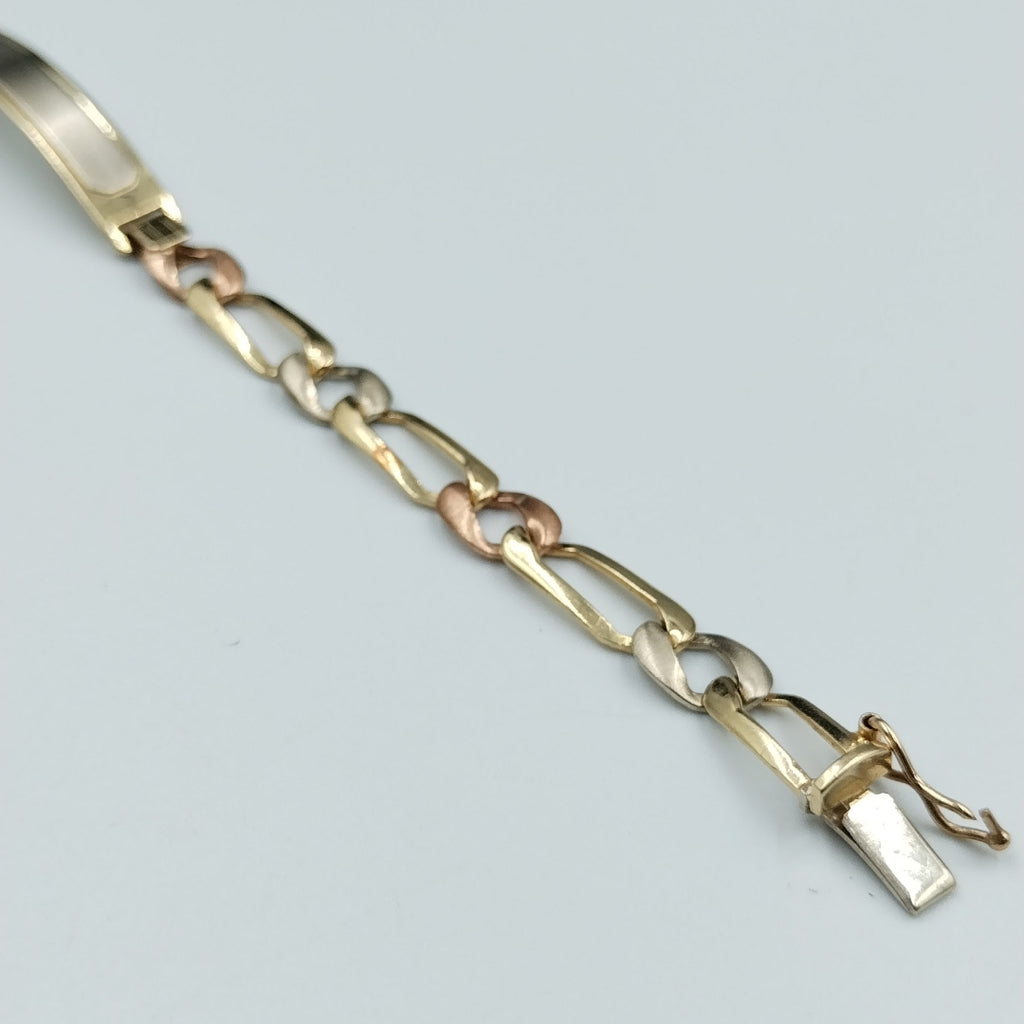 ESCLAVA ORO,ORO COMBINADO 14 K 9,10 GRMS (SEMINUEVO)