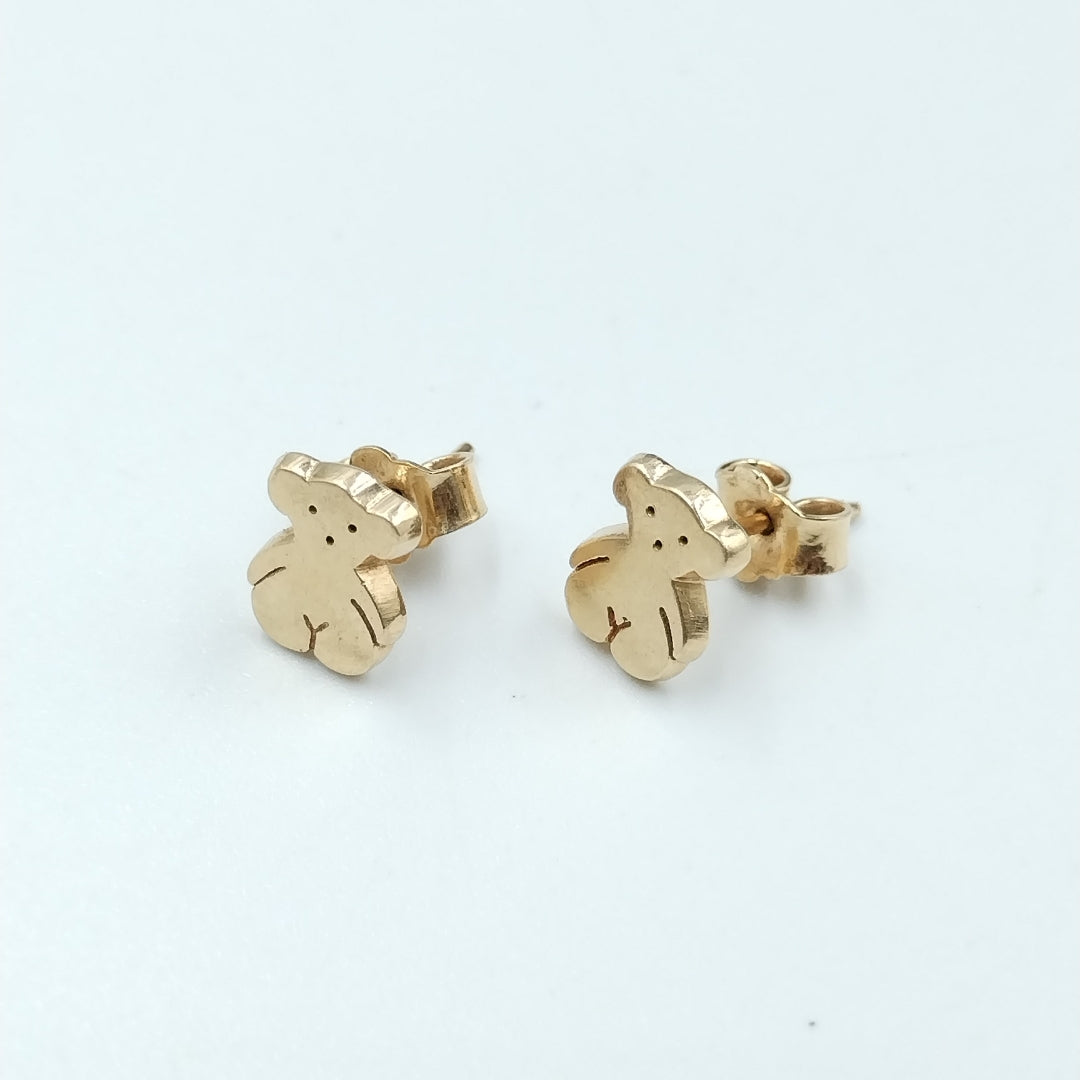 BROQUELES PAR ORO 14 K 1.9 GRMS (SEMINUEVO)