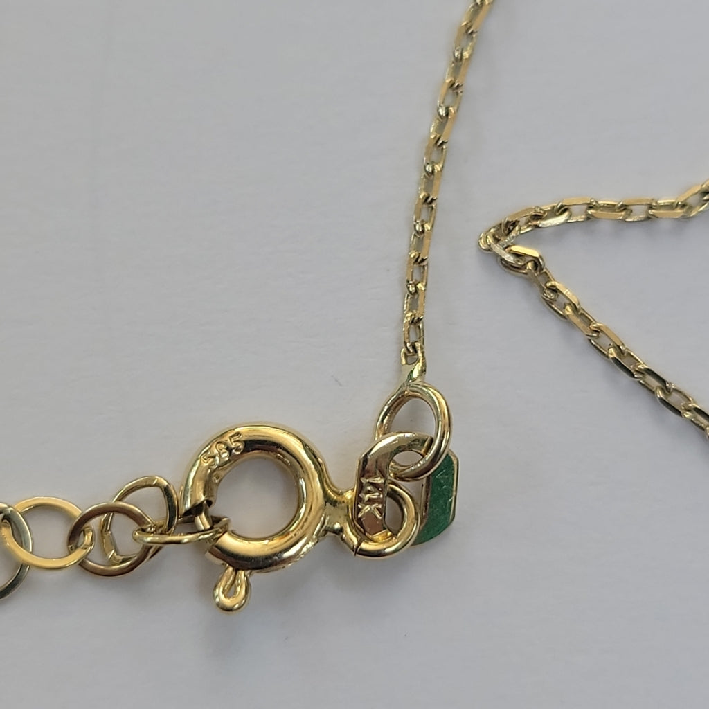 GARGANTILLA ORO 14 K 2.3 GRMS (SEMINUEVO)
