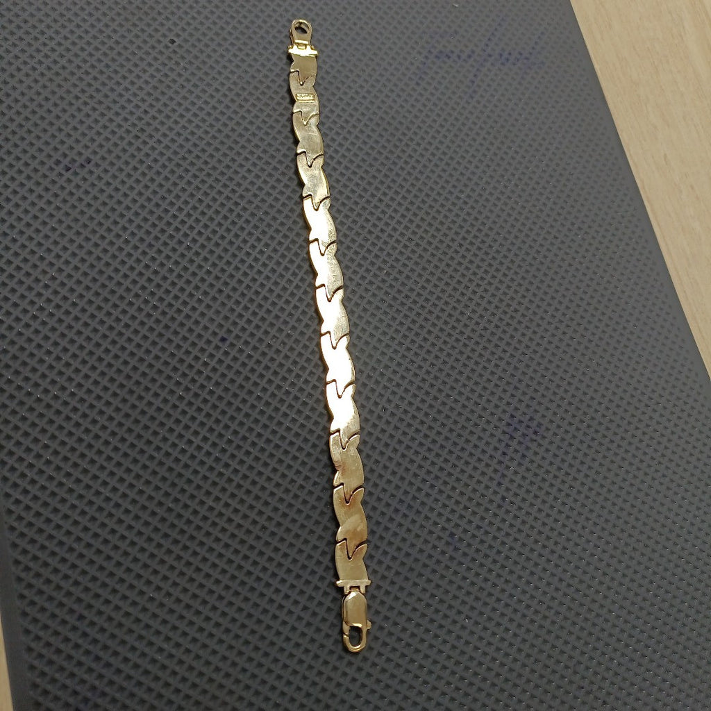 PULSERA ORO COMBINADO 10 K 12,00 GRMS (SEMINUEVO)
