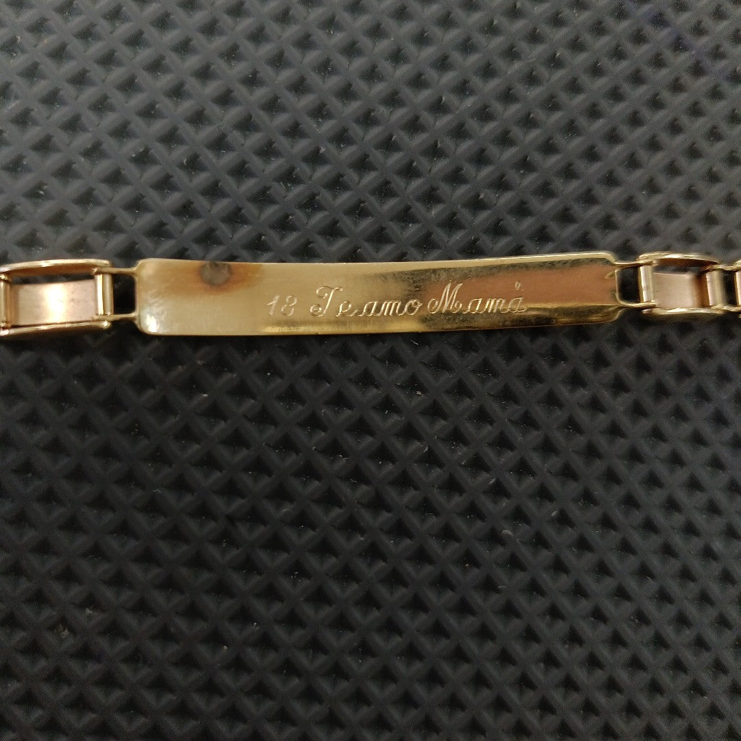 ESCLAVA ORO 14 K 9,10 GRMS (SEMINUEVO)
