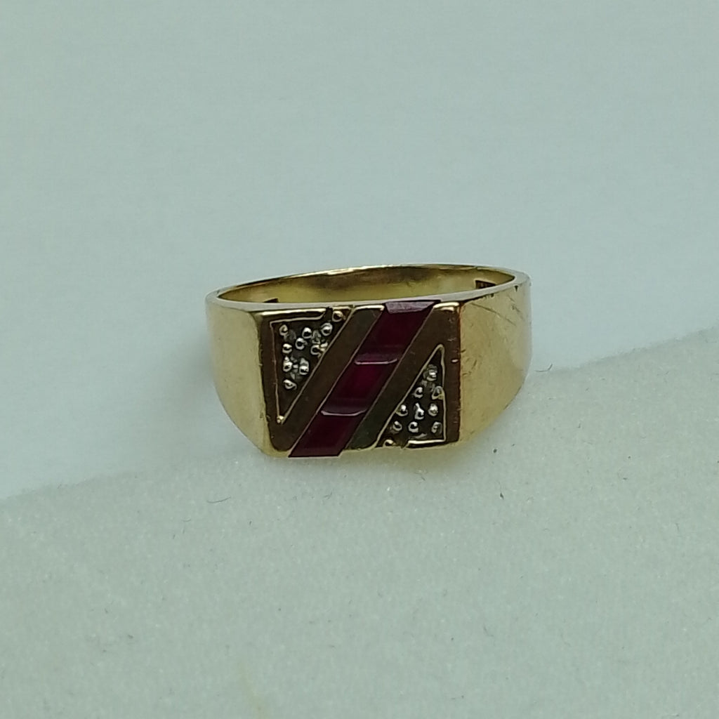 ANILLO ORO 10 K 6.4 GRMS (SEMINUEVO)