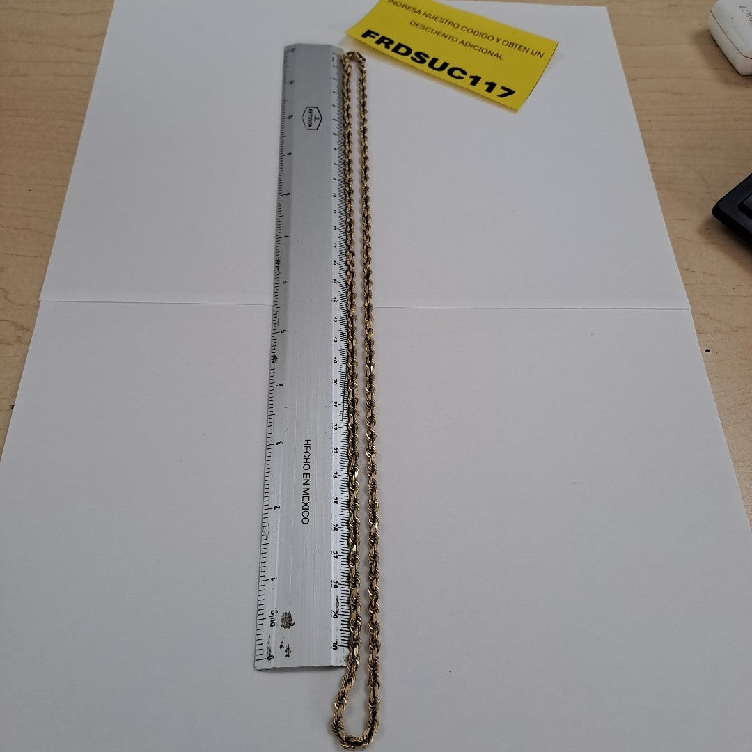 CADENA ORO 14 K 32.9 GRMS (SEMINUEVO)