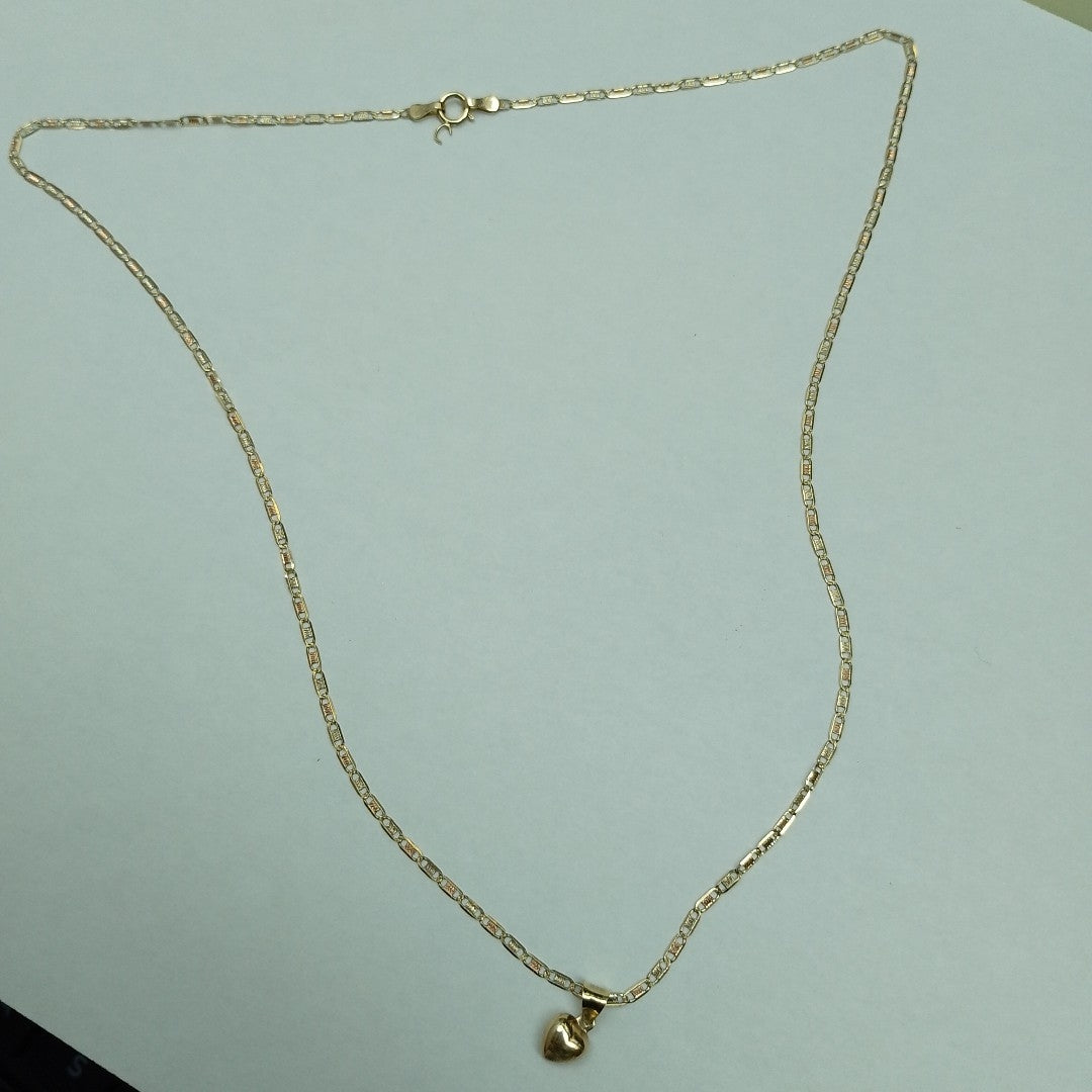 CADENA, DIJE ORO 10 K 2.4 GRMS (SEMINUEVO)