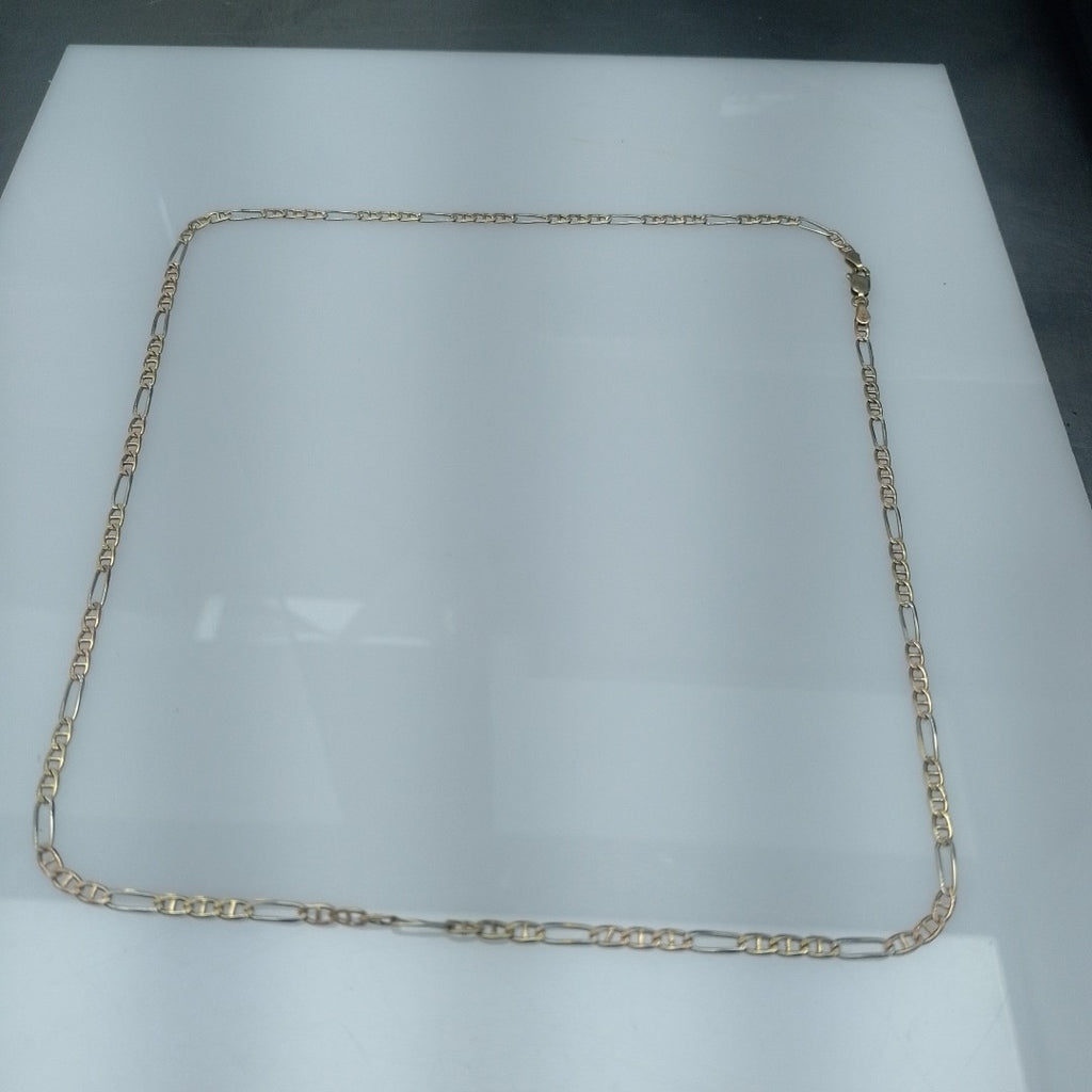 CADENA ORO COMBINADO 14 K 8,50 GRMS (SEMINUEVO)