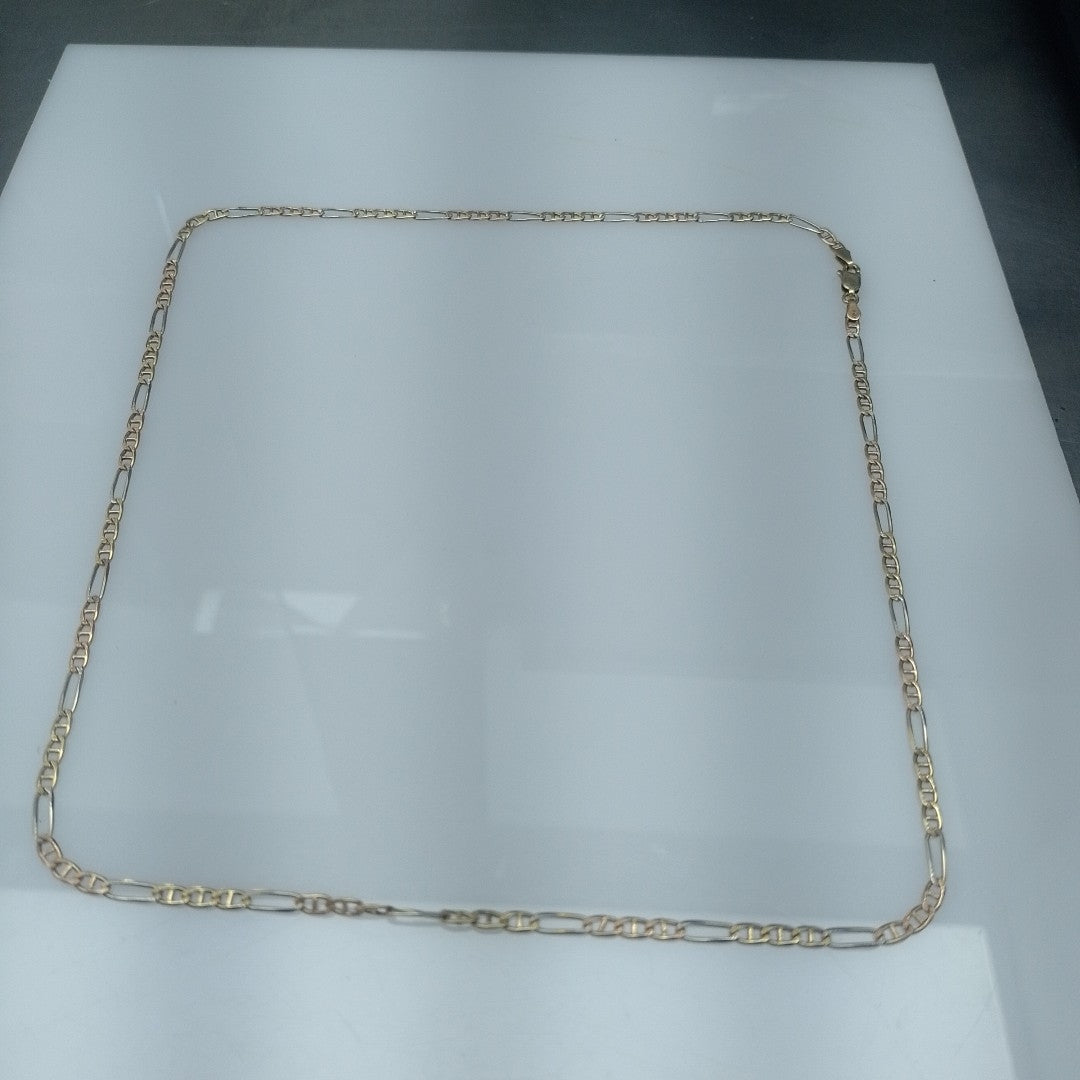 CADENA ORO COMBINADO 14 K 8,50 GRMS (SEMINUEVO)