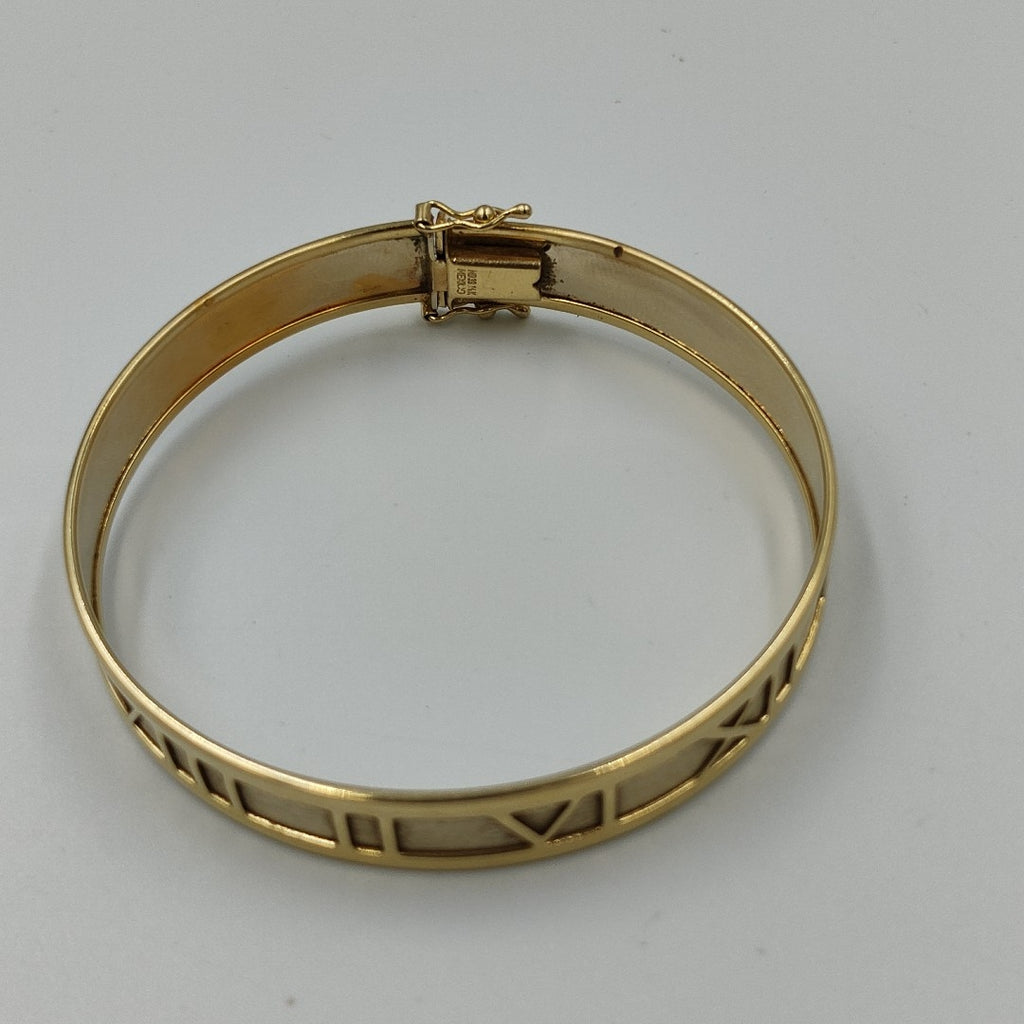 PULSERA RIGIDA ORO,ORO COMBINADO 10 K 10,00 GRMS (SEMINUEVO)
