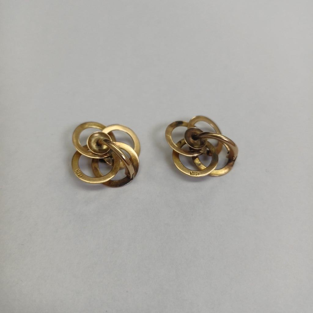 ARETES PAR ORO 14 K 5.6 GRMS (SEMINUEVO)