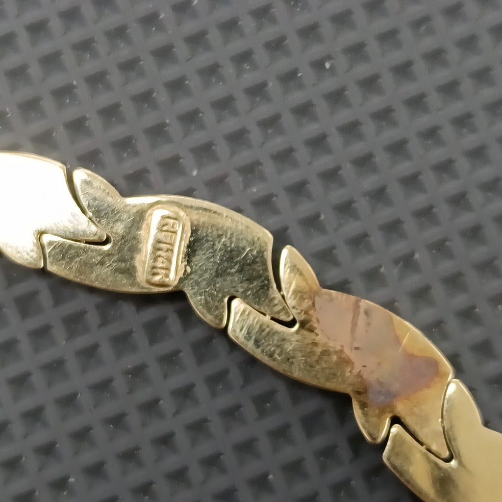 GARGANTILLA ORO COMBINADO 10 K 25,40 GRMS (SEMINUEVO)