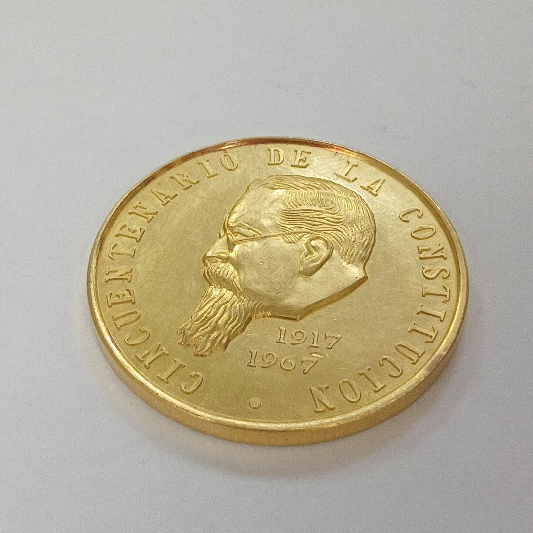 MEDALLA CONMEMORATIVA ORO 21 K 40,90 GRMS (SEMINUEVO)