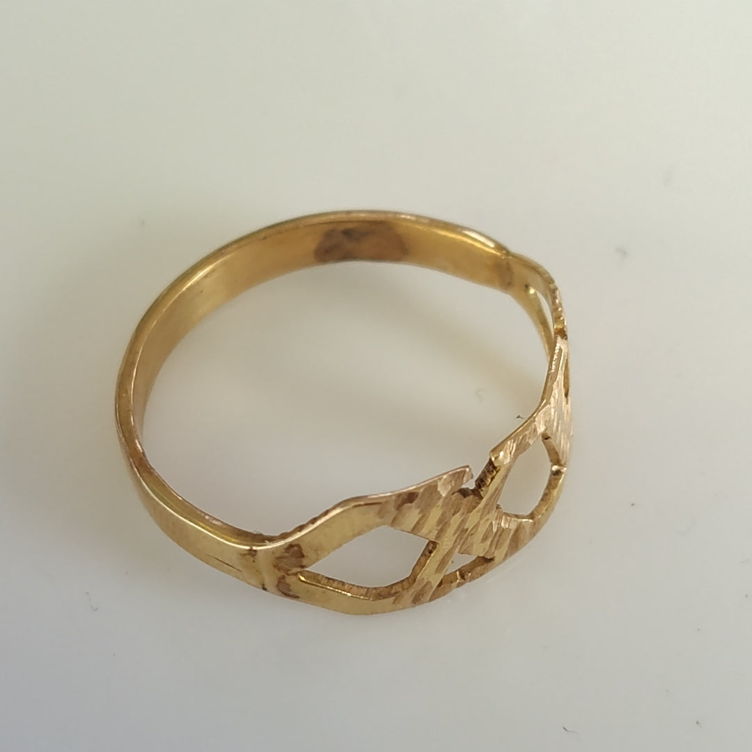 ANILLO CONMEMORATIVO ORO 8 K 1.6 GRMS (SEMINUEVO)