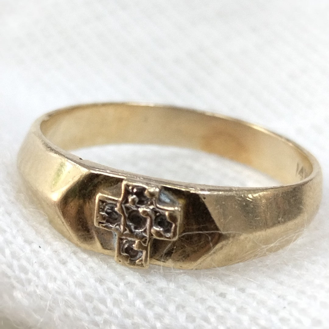 ANILLO ORO 14 K 4.6 GRMS (SEMINUEVO)