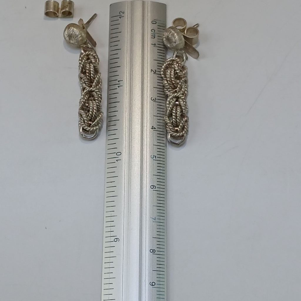 ARETES PAR PLATA 11,20 GRMS (SEMINUEVO)