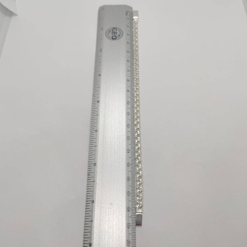 PULSERA TEJIDO CHINO PLATA .925 18 CM 7.6 GR (NUEVO)