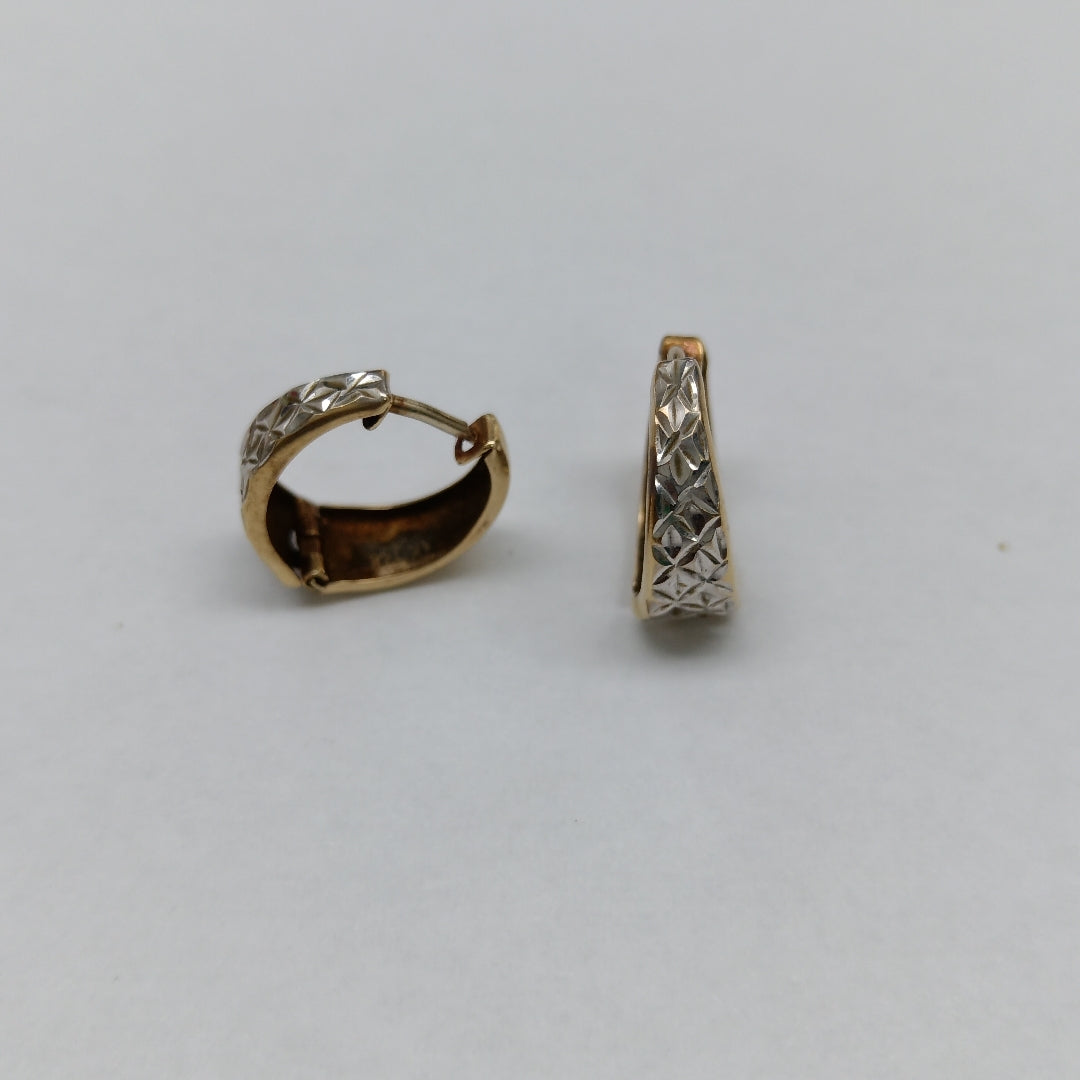 ARRACADAS PAR ORO 14 K 1.3 GRMS (SEMINUEVO)
