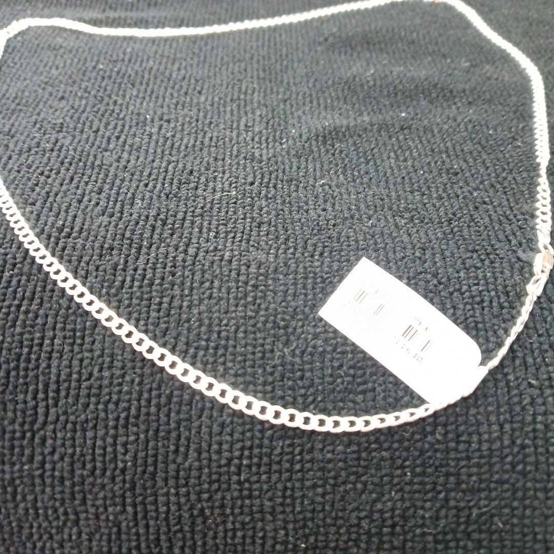 CADENA BARBADA PLATA .925 60 CM 9.42 GR (NUEVO)