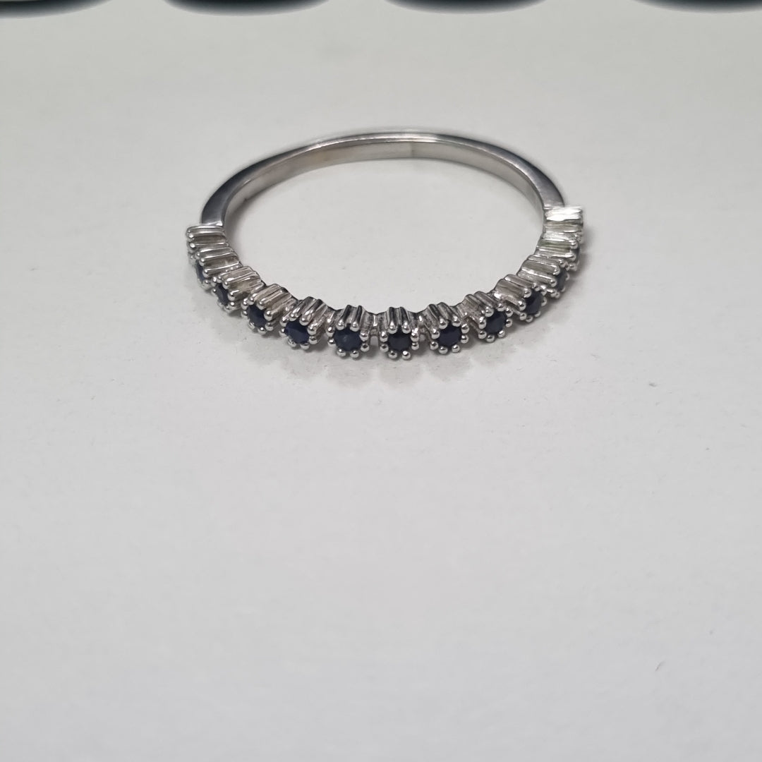 ANILLO ORO, ORO BLANCO 8 K 1.7 GRMS (SEMINUEVO)
