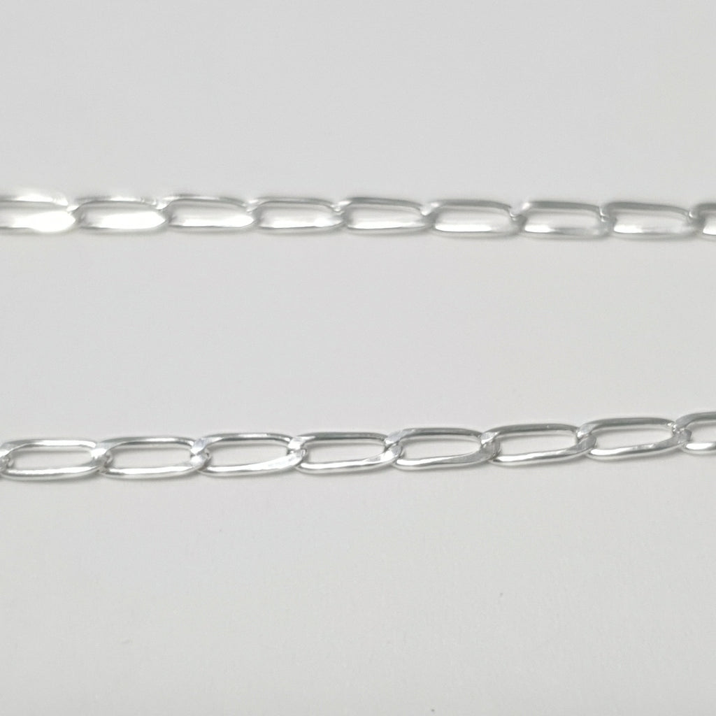 CADENA TEJIDO ESLABONES PLATA .925 60 CM 2.9 GR (NUEVO)