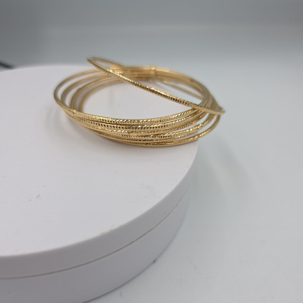 SEMANARIO DE PULSERAS ORO 14 K 16,20 GRMS (SEMINUEVO)