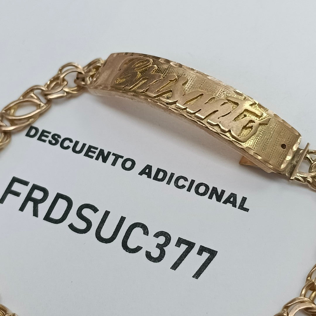 ESCLAVA ORO 10 K 14.9 GRMS (SEMINUEVO)